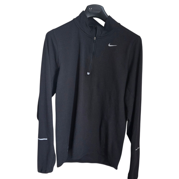 Nike Womans Black Half-Zip Runnning Pullover Size Small - Picture 1 of 7